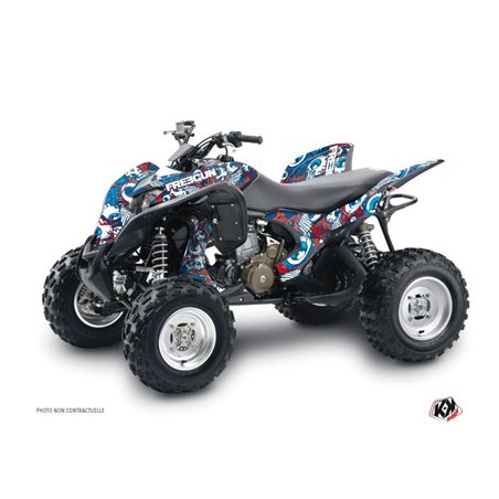 Kit Déco Quad Freegun Eyed Honda 700 TRX Rouge (2007-2017)