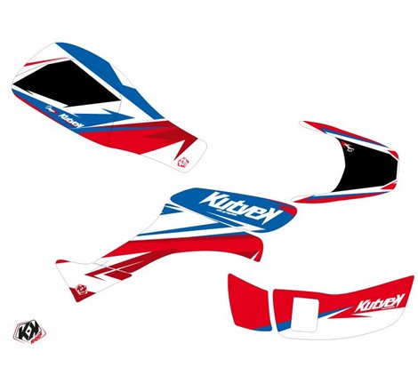 Kit Déco Quad Stage Honda EX 400 Bleu Rouge (1995-2004)