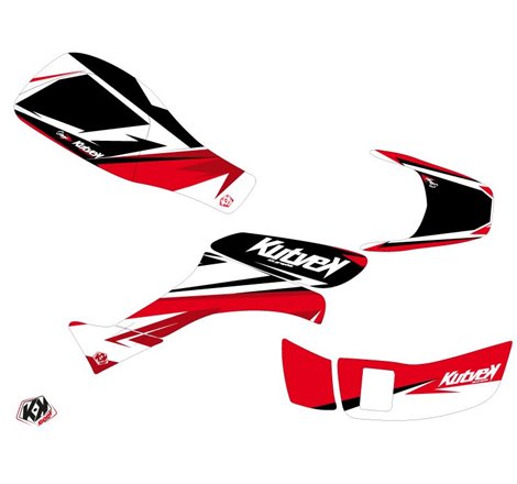 Kit Déco Quad Stage Honda EX 400 Noir Rouge (1995-2004)