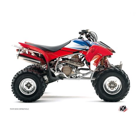 Kit Déco Quad Stage Honda EX 400 Bleu Rouge (2005-2007)