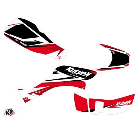 Kit Déco Quad Stage Honda EX 400 Noir Rouge (2005-2007)