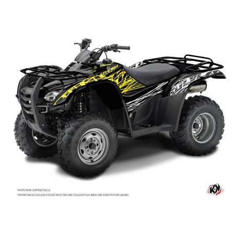 Kit Déco Quad Eraser Fluo Honda Rancher 420 Jaune (2016-2023)