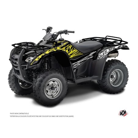 Kit Déco Quad Eraser Fluo Honda Rancher 420 Jaune (2016-2023)