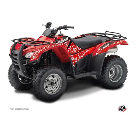 Kit Déco Quad Predator Honda Rancher 420 Rouge (2016-2023)