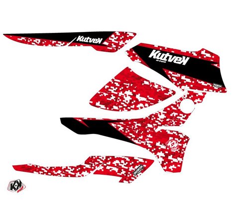 Kit Déco Quad Predator Honda Rancher 420 Rouge (2016-2023)