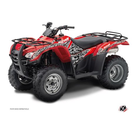 Kit Déco Quad Predator Honda Rancher 420 Noir Rouge (2016-2023)