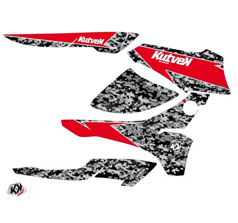 Kit Déco Quad Predator Honda Rancher 420 Noir Rouge (2016-2023)