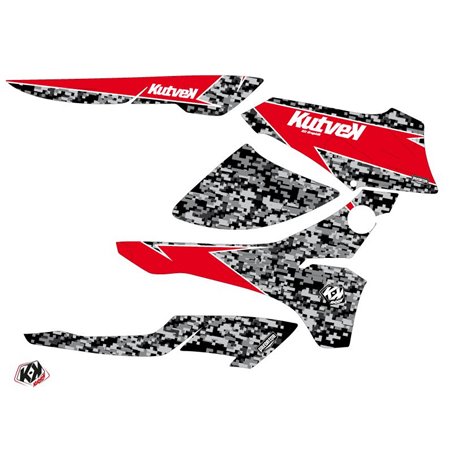 Kit Déco Quad Predator Honda Rancher 420 Noir Rouge (2016-2023)