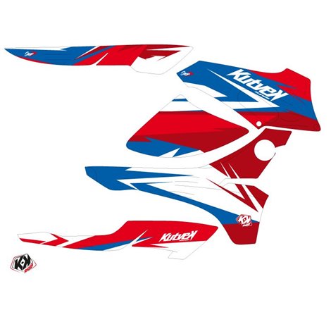 Kit Déco Quad Stage Honda Rancher 420 Bleu Rouge (2016-2023)