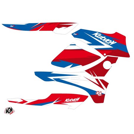 Kit Déco Quad Stage Honda Rancher 420 Bleu Rouge (2016-2023)