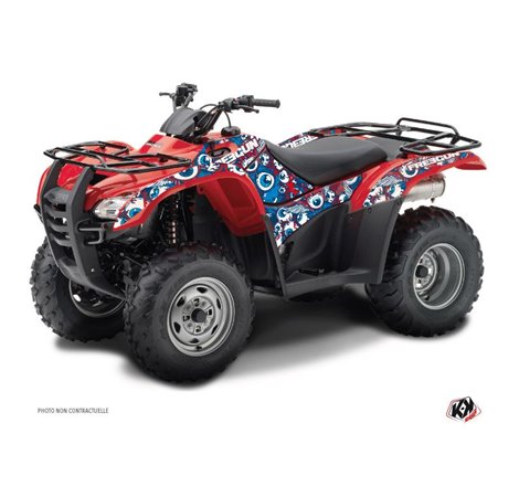 Kit Déco Quad Freegun Eyed Honda Rancher 420 Rouge (2016-2023)