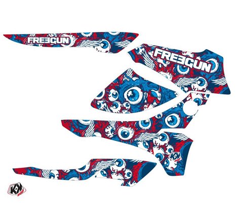 Kit Déco Quad Freegun Eyed Honda Rancher 420 Rouge (2016-2023)