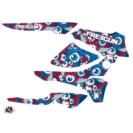 Kit Déco Quad Freegun Eyed Honda Rancher 420 Rouge (2016-2023)