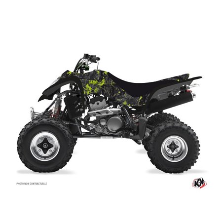 Kit Déco Quad Camo Kawasaki 400 KFX Noir Vert (2004-2006)