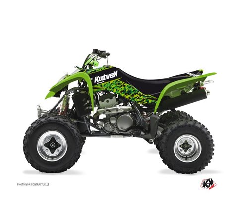 Kit Déco Quad Predator Kawasaki 400 KFX Noir Vert (2004-2006)