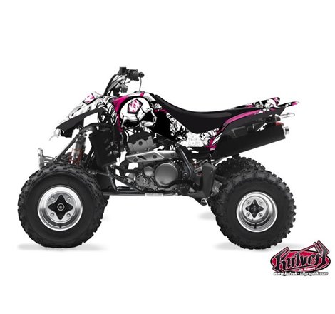 Kit Déco Quad Trash Kawasaki 400 KFX Noir Rose (2004-2006)