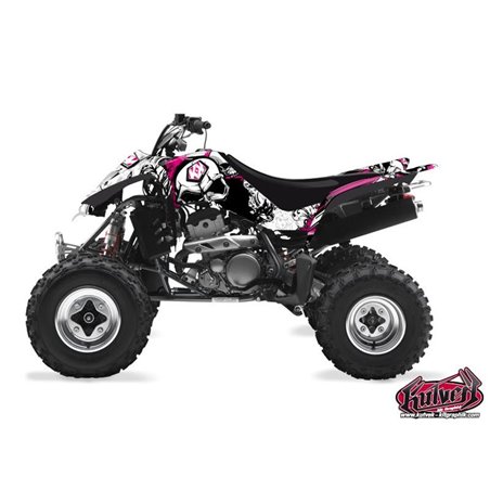 Kit Déco Quad Trash Kawasaki 400 KFX Noir Rose (2004-2006)