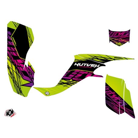 Kit Déco Quad Eraser Kawasaki 400 KFX Vert (2004-2006)