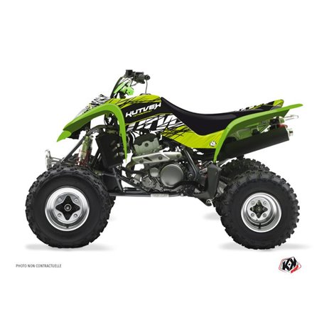 Kit Déco Quad Eraser Kawasaki 400 KFX Vert Noir (2004-2006)