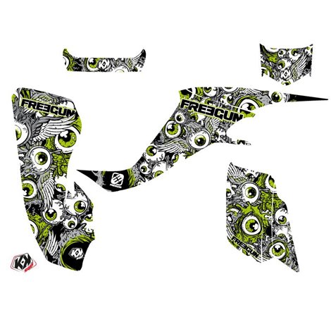 Kit Déco Quad Freegun Eyed Kawasaki 400 KFX Vert (2004-2006)