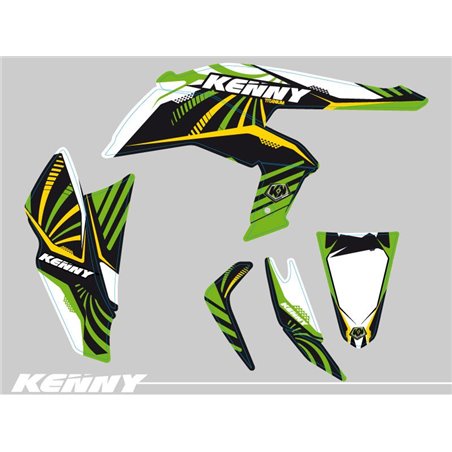 Kit Déco Quad Kenny Kawasaki 450 KFX (2007-2017)