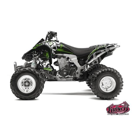 Kit Déco Quad Trash Kawasaki 450 KFX Noir Vert (2007-2017)