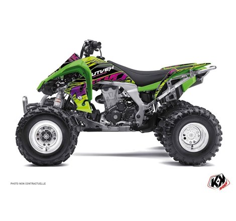 Kit Déco Quad Eraser Kawasaki 450 KFX Vert (2007-2017)