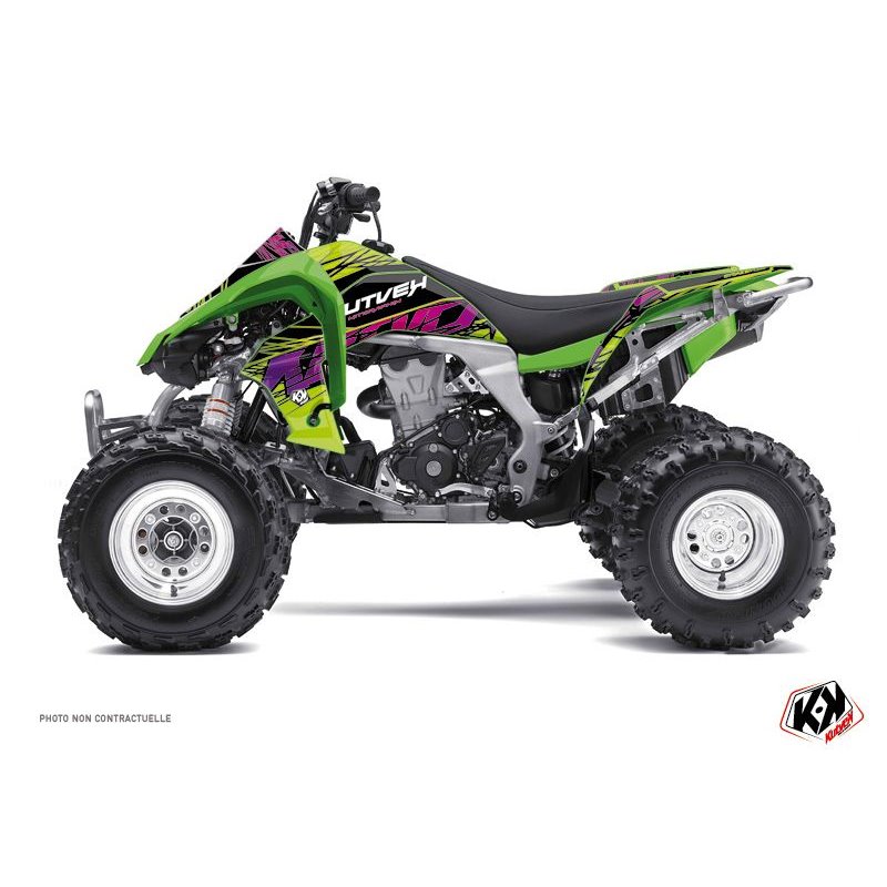 Kit Déco Quad Eraser Kawasaki 450 KFX Vert (2007-2017)