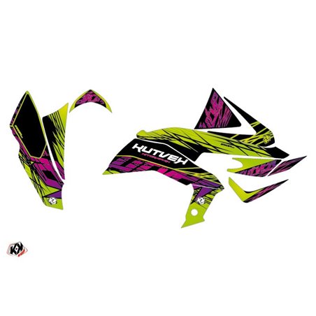 Kit Déco Quad Eraser Kawasaki 450 KFX Vert (2007-2017)