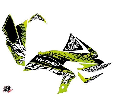 Kit Déco Quad Eraser Kawasaki 450 KFX Vert Noir (2007-2017)