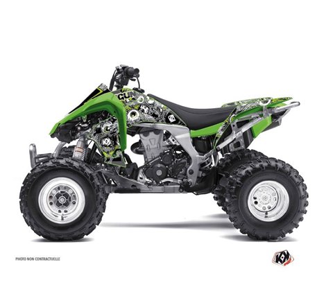 Kit Déco Quad Freegun Eyed Kawasaki 450 KFX Vert (2007-2017)