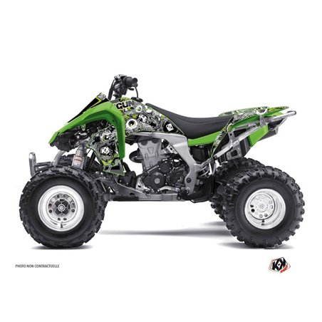 Kit Déco Quad Freegun Eyed Kawasaki 450 KFX Vert (2007-2017)