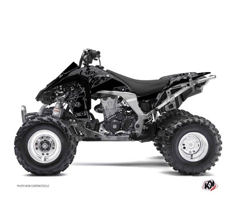 Kit Déco Quad Zombies Dark Kawasaki 450 KFX Noir (2007-2017)