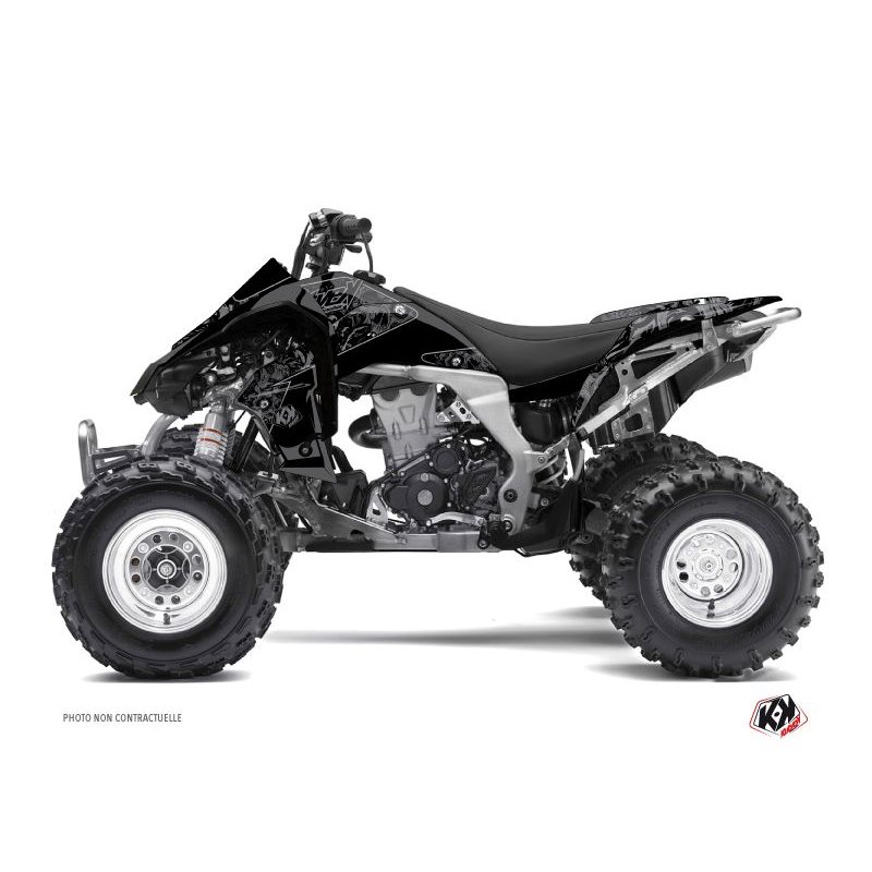 Kit Déco Quad Zombies Dark Kawasaki 450 KFX Noir (2007-2017)