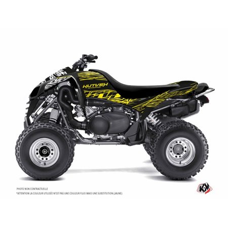 Kit Déco Quad Eraser Fluo Kawasaki 700 KFX Jaune (2007-2014)