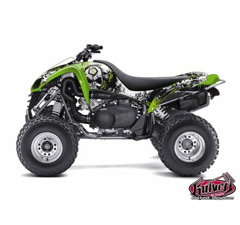 Kit Déco Quad Trash Kawasaki 700 KFX Noir Vert (2007-2014)