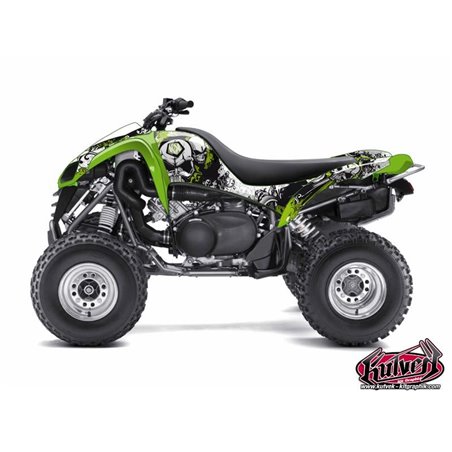 Kit Déco Quad Trash Kawasaki 700 KFX Noir Vert (2007-2014)