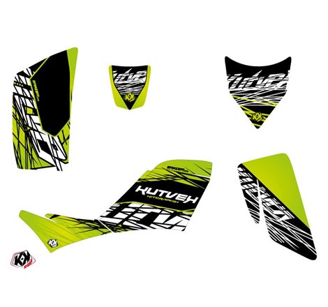 Kit Déco Quad Eraser Kawasaki 700 KFX Vert Noir (2007-2014)