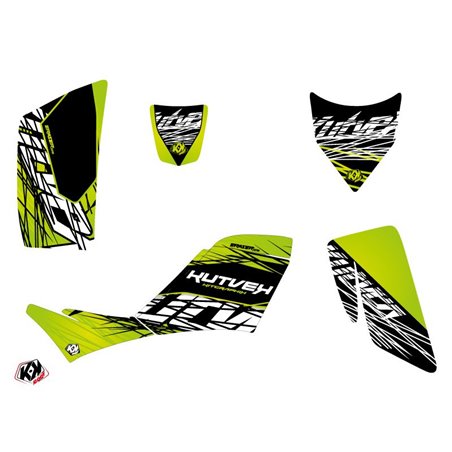 Kit Déco Quad Eraser Kawasaki 700 KFX Vert Noir (2007-2014)