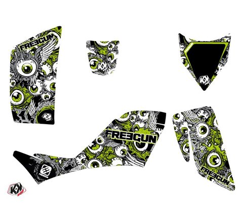 Kit Déco Quad Freegun Eyed Kawasaki 700 KFX Vert (2007-2014)