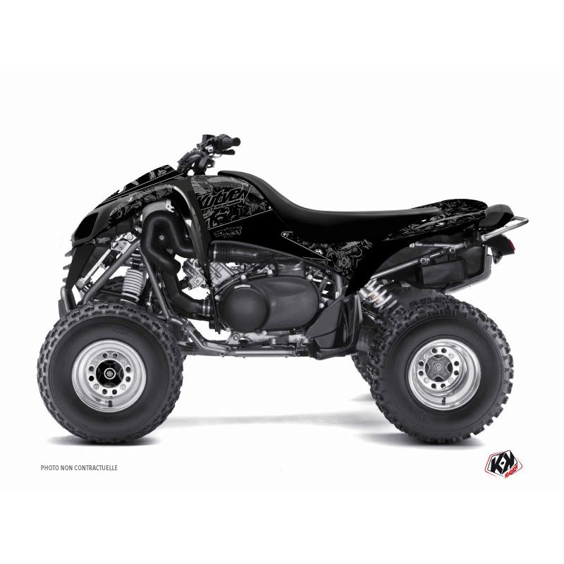 Kit Déco Quad Zombies Dark Kawasaki 700 KFX Noir (2007-2014)