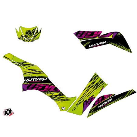 Kit Déco Quad Eraser Kawasaki 650 KVF Vert (2007-2011)
