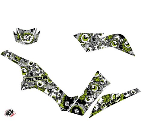 Kit Déco Quad Freegun Eyed Kawasaki 650 KVF Vert (2007-2011)