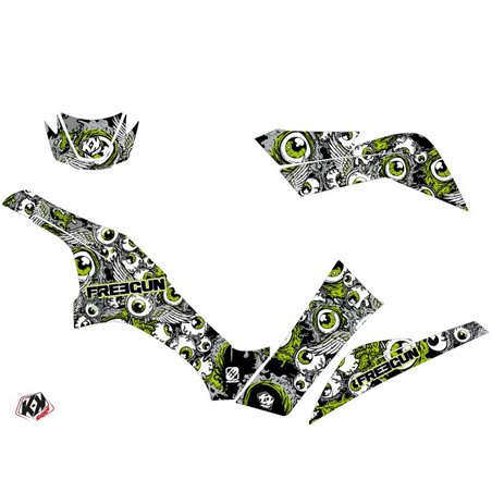 Kit Déco Quad Freegun Eyed Kawasaki 650 KVF Vert (2007-2011)