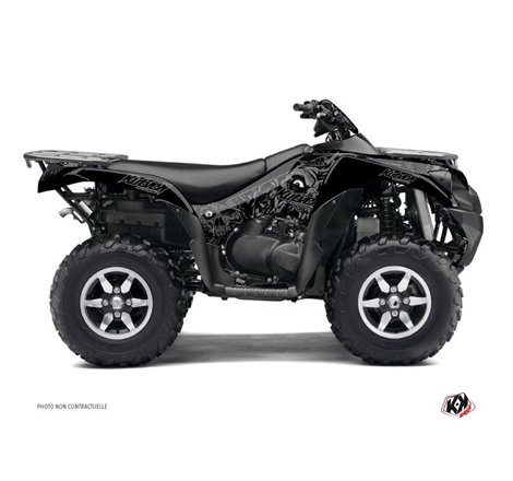 Kit Déco Quad Zombies Dark Kawasaki 650 KVF Noir (2007-2011)