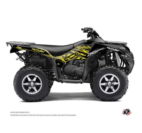 Kit Déco Quad Eraser Fluo Kawasaki 750 KVF Jaune (2012-2023)