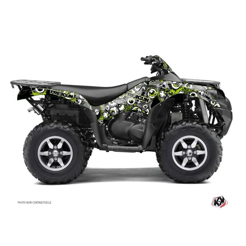 Kit Déco Quad Freegun Eyed Kawasaki 750 KVF Vert (2012-2023)