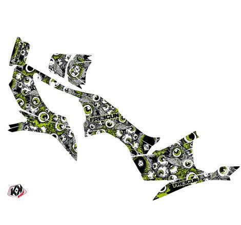 Kit Déco Quad Freegun Eyed Kawasaki 750 KVF Vert (2012-2023)