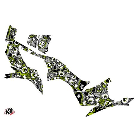 Kit Déco Quad Freegun Eyed Kawasaki 750 KVF Vert (2012-2023)