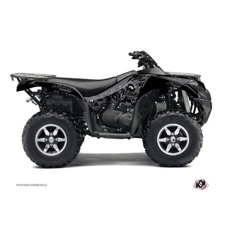 Kit Déco Quad Zombies Dark Kawasaki 750 KVF Noir (2012-2023)